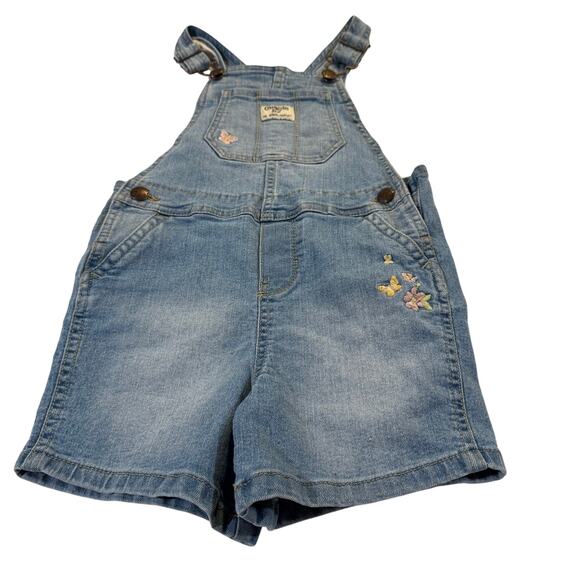 OshKosh B'gosh Toddler Girl 5T Denim Overalls - Picture 1 of 5